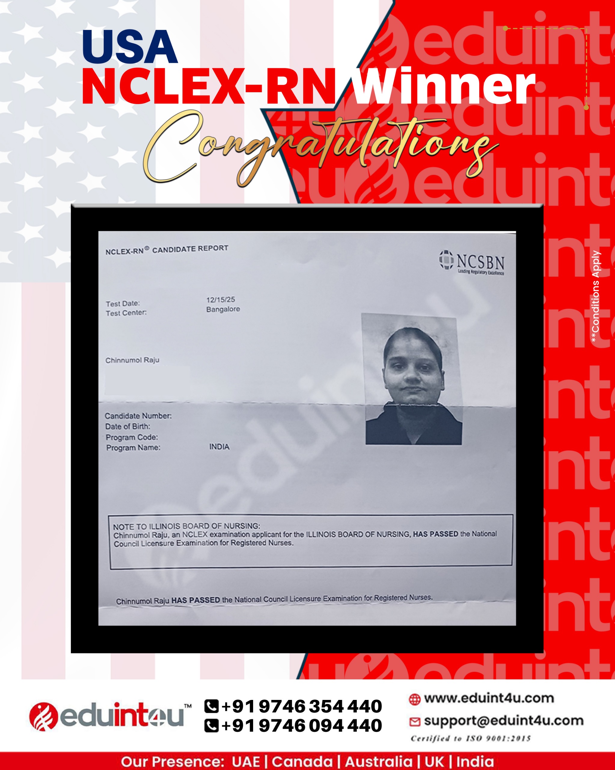 Chinnumol Raju NCLEX - 2