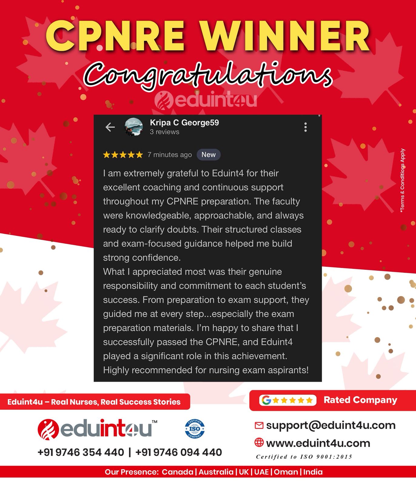 Kripa C George - CPNRE3