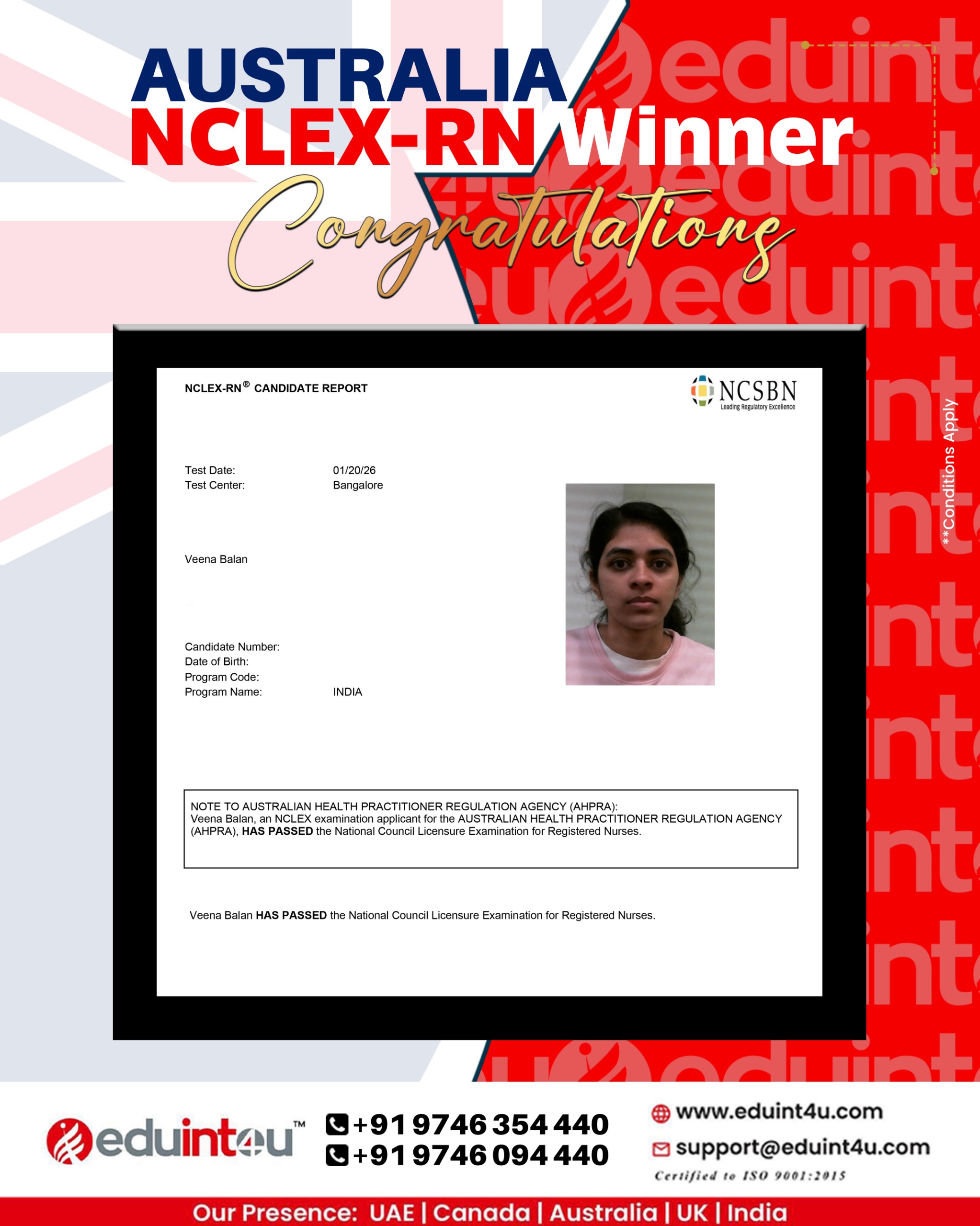 Veena Balan NCLEX - 2