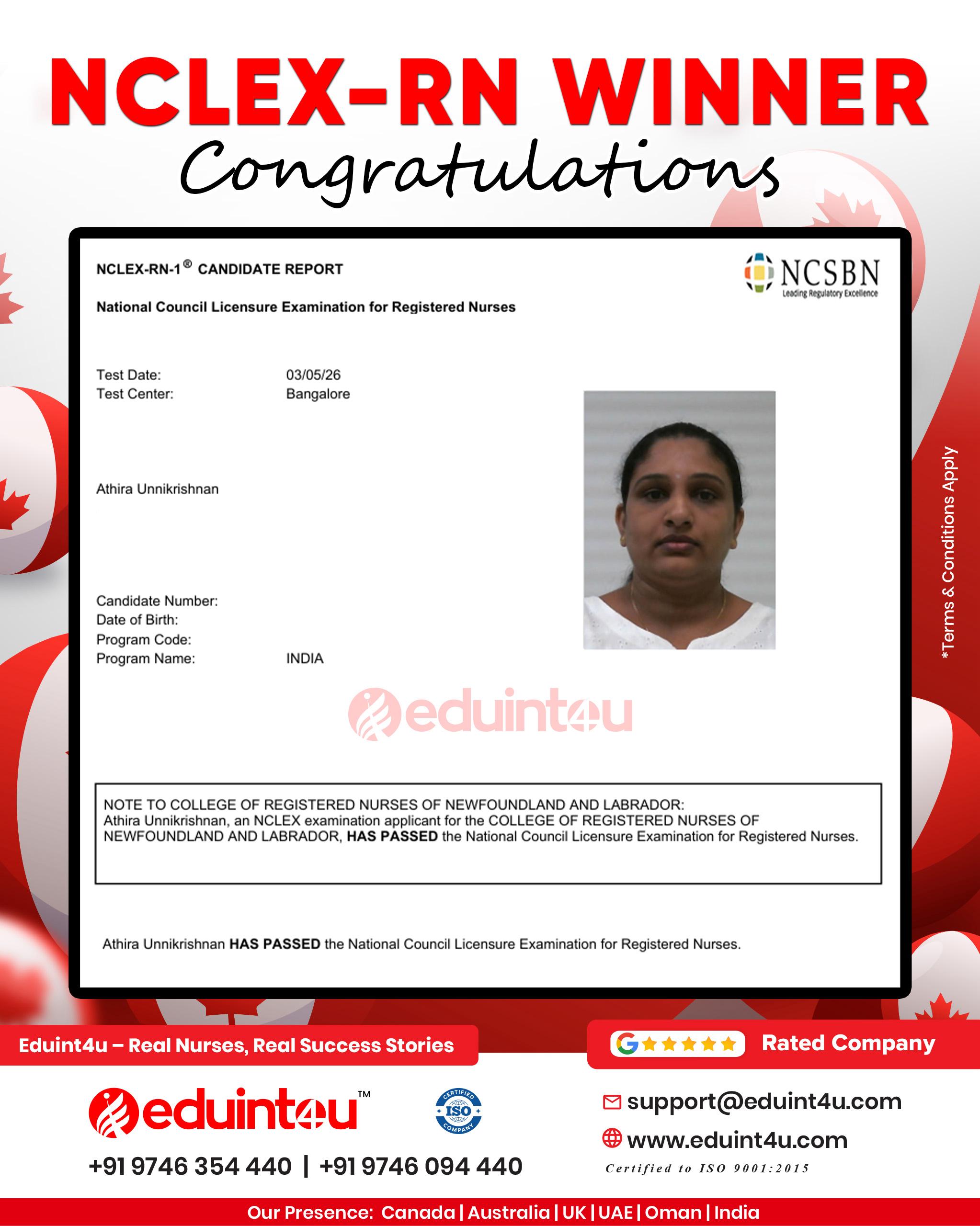 Athira - NCLEX Eduint4u2