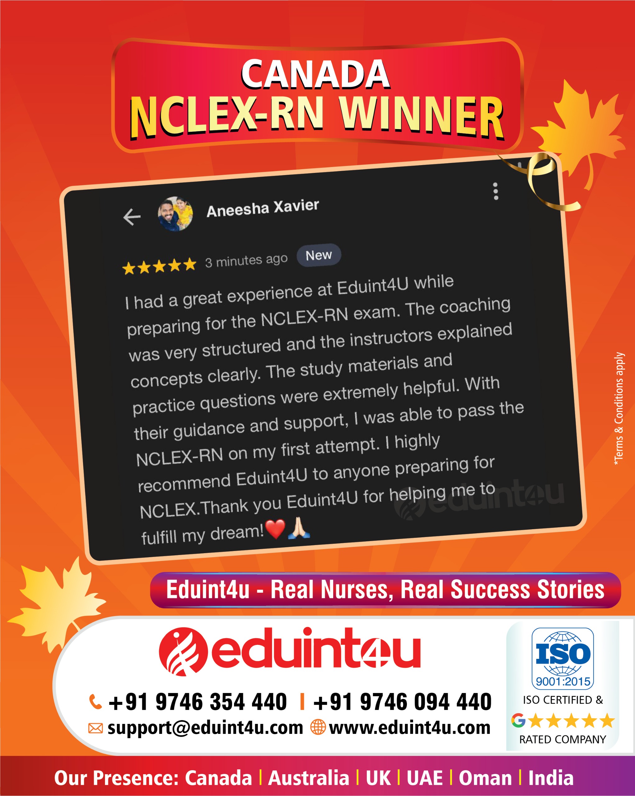 Anusha Xavier - NCLEX Eduint4u2
